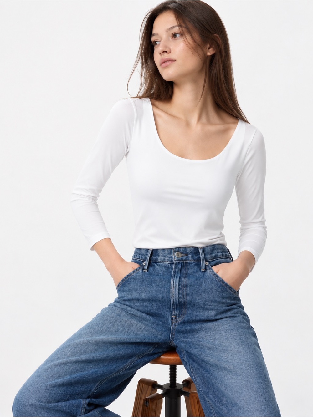 3x Uniqlo airism undershirt size S white